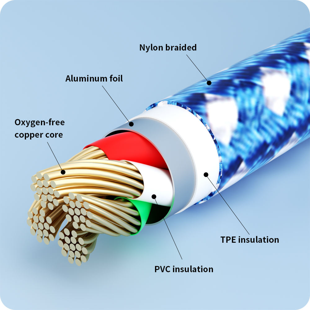 Braided Micro USB Charging Cable 4